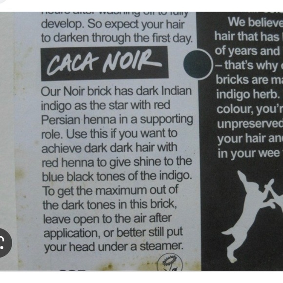 Lush Henna Hair Dye-Noir - Picture 3 of 3